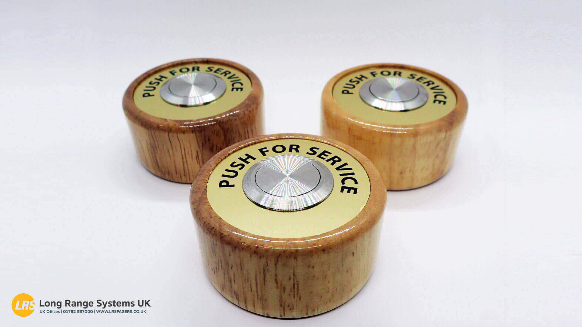 wooden call buttons